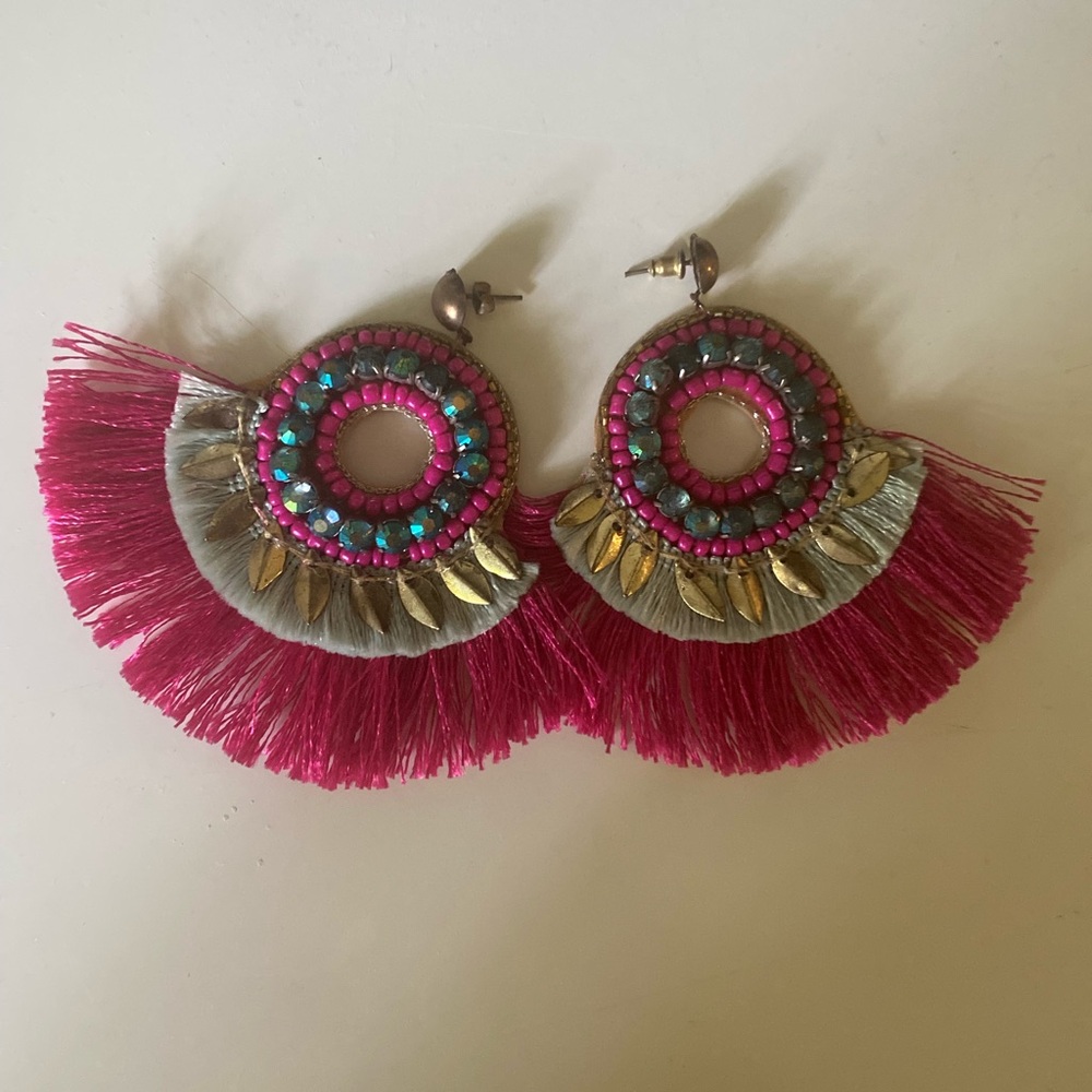 Frilly Statement Earrings